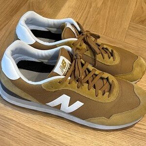New Balance 515 V3 Men's Tan and White Sneakers Size 14